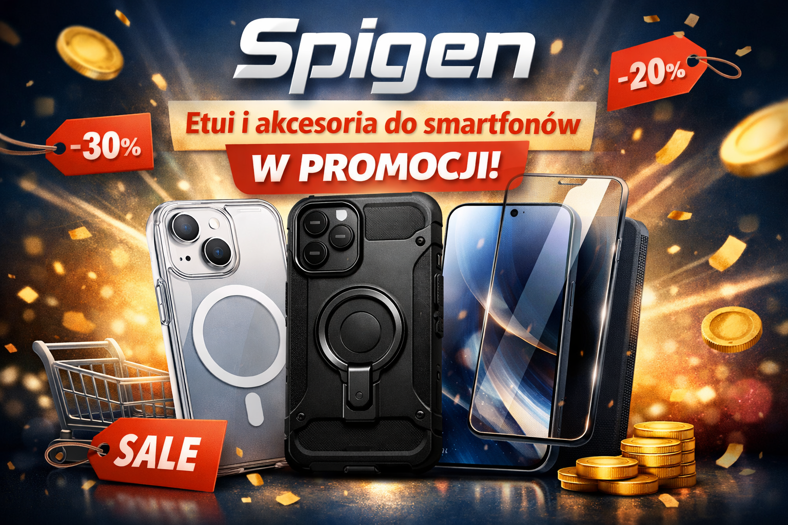 Spigen – etui ochronne i akcesoria do smartfonów w promocji