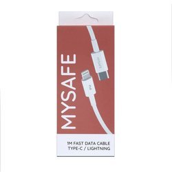 [10 + 1] MYSAFE CABLE CL18W TYPE-C FOR LIGHTNING WHITE