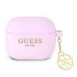 [20 + 1] GUESS GUA3LSC4EU AIRPODS 3 COVER PURPLE / PURPLE CHARM COLLECTION
