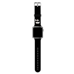 [20 + 1] Karl Lagerfeld Pasek KLAWLSLKK Apple Watch 42/44/45mm czarny/black strap Silicone Karl Heads