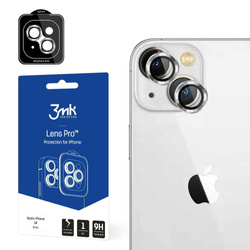 3MK LENS PROTECTION PRO IPHONE 14 PLUS 6.7 "SILVER / SILVER PROTECTION ON THE CAMERA LENS WITH MOUNTING FRAME 1 PCS.