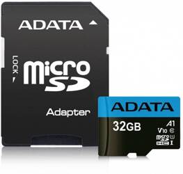 ADATA PRIME MINISTER MICROSDHC 32GB 100R / 25W UHS-I CLASS 10 A1 V10 + ADAPTER MEMORY CARD