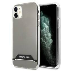 AMG AMHCN61TCBW IPHONE 11 / XR 6.1 "TRANSPARENT / TRANSPARENT HARDCASE ELECTROPLATE BLACK & WHITE