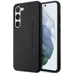 AMG AMHCS23MBLSCA S23+ S916 BLACK/BLACK HARDCASE CARBON STRIPE & EMBOSSED