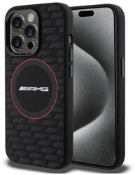 AMG AMHMP15L23SMRK IPHONE 15 PRO 6.1 "BLACK/BLACK HARDCASE SILICONE CARBON PATTERN MAGSAFE