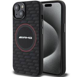 AMG AMHMP15S23SMRK IPHONE 15/14/13 6.1 "BLACK / BLACK HARDCASE SILICONE CARBON PATTERN MAGSAFE