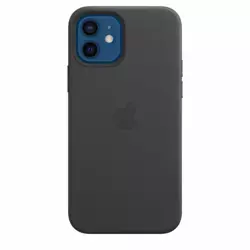 APPLE LEATHER CASE IPHONE 12 / 12 PRO BLACK WITHOUT PACKAGING