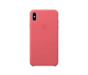 APPLE LEATHER CASE IPHONE XS MAX MTEX2ZM/A PEONY PINK OPEN PACKAGE