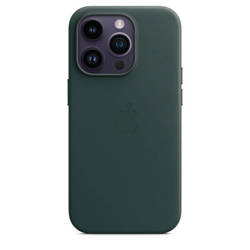 APPLE LEATHER CASE MPP53ZM/A IPHONE 14 FOREST GREEN OPEN PACKAGE