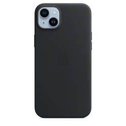 APPLE LEATHER CASE MPP93ZM/A IPHONE 14 PLUS MIDNIGHT OPEN PACKAGE