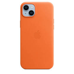 APPLE LEATHER CASE MPPF3ZM/A IPHONE 14 PLUS ORANGE WITHOUT PACKAGING