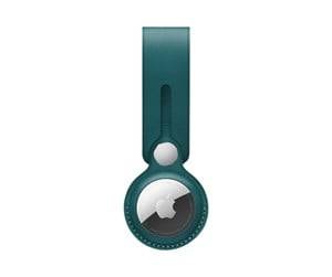 APPLE MM013ZM/A AIRTAG LOOP  LEATHER STRAP FOREST GREEN OPEN PACKAGE
