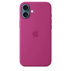 APPLE SILICON CASE MYYE3ZM/A IPHONE 16 PLUS FUCHSIA OPEN PACKAGE