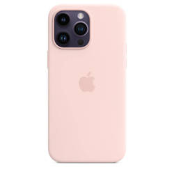 APPLE SILICONE CASE MPTT3ZM/A IPHONE 14 PRO MAX CHALK PINK OPEN PACKAGE