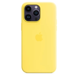 APPLE SILICONE CASE MQUG3ZM/A IPHONE 14 PRO CANARY YELLOW OPEN PACKAGE