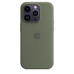 APPLE SILICONE CASE MQUH3ZM/A  IPHONE 14 PRO OLIVE OPEN PACKAGE