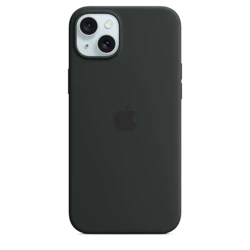 APPLE SILICONE CASE MT103ZM/A IPHONE 15 PLUS BLACK OPEN PACKAGE
