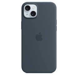 APPLE SILICONE CASE MT123ZM/A IPHONE 15 PLUS STORM BLUE WITHOUT PACKAGING