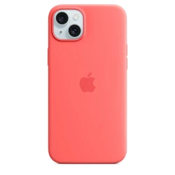 APPLE SILICONE CASE MT163ZM/A IPHONE 15 PLUS GUAVA OPEN PACKAGE
