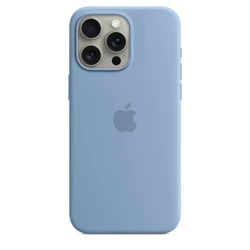 APPLE SILICONE CASE MT1Y3ZM/A IPHONE 15 PRO MAX WINTER BLUE OPEN PACKAGE