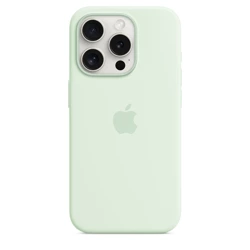 APPLE SILICONE CASE MWNL3ZM/A IPHONE 15 PRO SOFT MINT WITHOUT PACKAGING