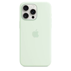 APPLE SILICONE CASE MWNQ3ZM/A IPHONE 15 PRO MAX SOFT MINT OPEN PACKAGE