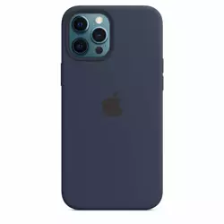 APPLE SILICONE MHLD3ZM/A CASE IPHONE 12 PRO MAX DEEP NAVY ORIGINAL SEAL