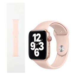 APPLE SILICONE SPORT BAND 40MM PINK SAND OPEN PACK