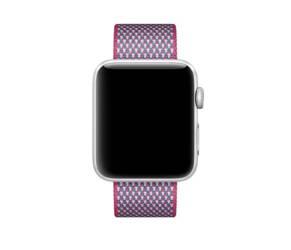 APPLE WOVEN NYLON APPLE WATCH MPW3ZM/A 42MM BERRY CHECK ORIGINAL SEAL