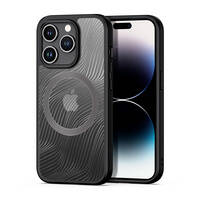 ARMORED CASE FOR IPHONE 15 PRO WITH MAGSAFE DUX DUCIS AIMO MAG - BLACK