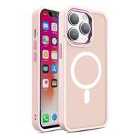 ARMORED MAGNETIC IPHONE 14 MAGSAFE COLOR MATTE CASE - PINK