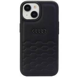 AUDI GT SYNTHETIC LEATHER IPHONE 15 PLUS/14 PLUS 6.7 "BLACK/BLACK HARDCASE AU-TPUPPCIP15M-GT/D2-BK