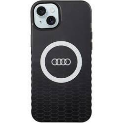 AUDI IML BIG LOGO MAGSAFE IPHONE 15 PLUS/14 PLUS 6.7 "BLACK/BLACK HARDCASE AU-IMLMIP15M-Q5/D2-BK