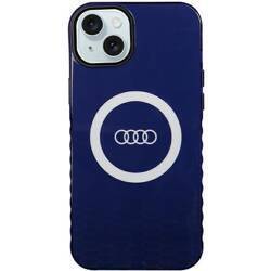 AUDI IML BIG LOGO MAGSAFE IPHONE 15 PLUS/14 PLUS 6.7 "BLUE/NAVY BLUE HARDCASE AU-IMLMIP15M-Q5/D2-BE