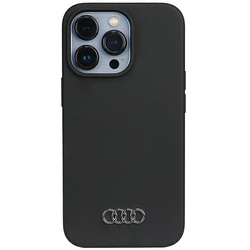 AUDI SILICONE CASE IPHONE 13 PRO/13 6.1 "BLACK/BLACK HARDCASE AU-LSRIP13P-Q3/D1-BK