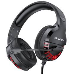 AWEI GAMING ES-770I GAMING GAMING HEADPHONES WITH BLACK / BLACK MICROPHONE