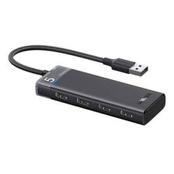Adapter, hub USB-A to 4x USB-A UGREEN CM653 (gray)