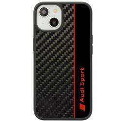 Audi Carbon Fiber Stripe iPhone 14 / 15  / 13 6.1" czarny/black hardcase AUS-TPUPCIP14-R8/D1-BK