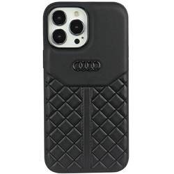 Audi Genuine Leather iPhone 13 Pro / 13  6.1" czarny/black hardcase AU-TPUPCIP13P-Q8/D1-BK