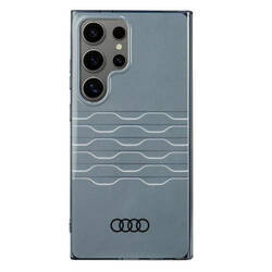 Audi IML Geometric Pattern Case S24  Ultra S928 szary/grey hardcase AU-IMLS24U-A6/D3-GY