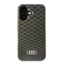 Audi IML Stitching Pattern MagSafe iPhone 16 6.1" czarny/black hardcase AU-IMLMIP16-Q5/D3-BK