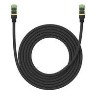 BASEUS FAST RJ45 CAT. NETWORK CABLE. 8 40GBPS 3M BRAIDED BLACK