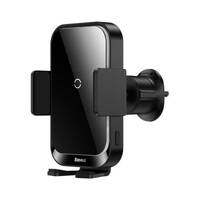 BASEUS HALO CAR PHONE HOLDER WITH 15W INDUCTION CHARGER FOR A SHEET OF PAPER BLACK (SUDD000001)
