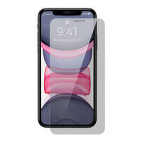 BASEUS PRIVACY TEMPERED GLASS FOR IPHONE 11 / XR FULL SCREEN 0.4MM PRIVACY FILTER ANTI SPY + MOUNTING KIT