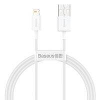 BASEUS SUPERIOR CABLE USB - LIGHTNING 2,4A 1 M WHITE (CALYS-A02)