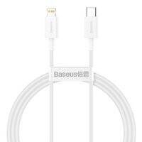 BASEUS SUPERIOR CABLE USB TYPE C - LIGHTNING POWER DELIVERY 20 W 1 M WHITE (CATLYS-A02)