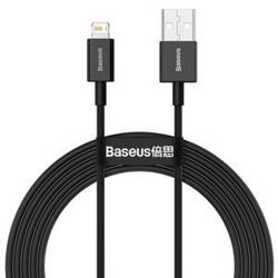 BASEUS SUPERIOR SERIES CABLE USB TO IP 2.4A 1M (BLACK)