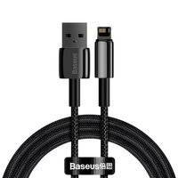 BASEUS TUNGSTEN USB - LIGHTNING CABLE 2,4 A 1 M BLACK (CALWJ-01)