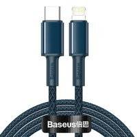 BASEUS USB TYPE C CABLE - LIGHTNING FAST CHARGING POWER DELIVERY 20 W 2 M BLUE (CATLGD-A03)