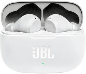 BLUETOOTH HEADPHONES WIRELESS JBL WAVE 200 TWS WHITE